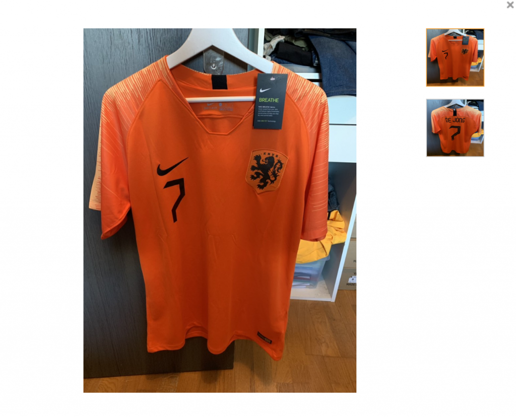 review over shirt Nederlands elftal uit china
